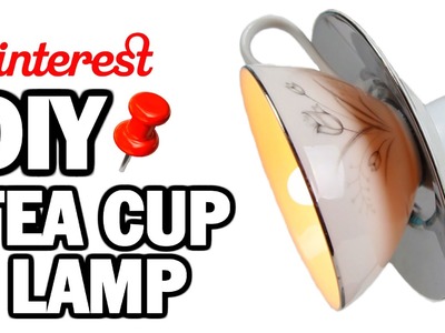 DIY Tea Cup Lamp - MAN VS PIN #2