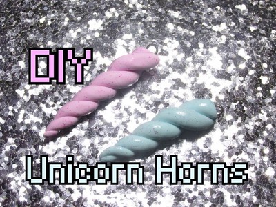 DIY Unicorn Horn Polymer Clay Charms