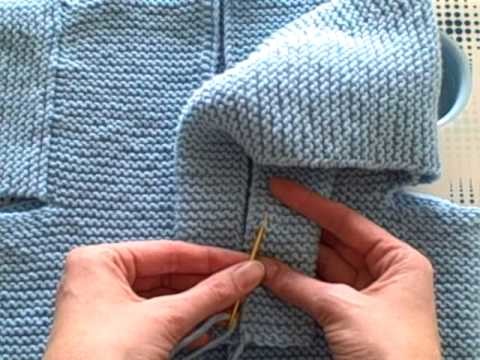 Domiknitrix seams garter stitch sleeve