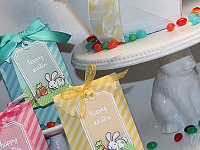 Easter treat bags and decor DIY