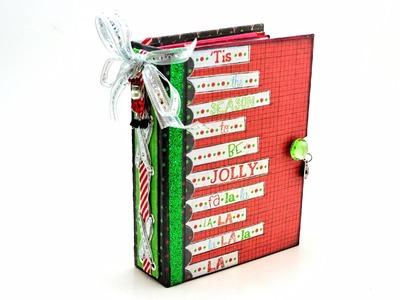 Fa La La Christmas Mini Scrapbook Album