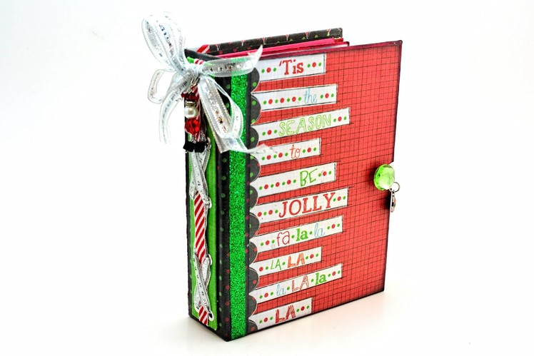 Fa La La Christmas Mini Scrapbook Album