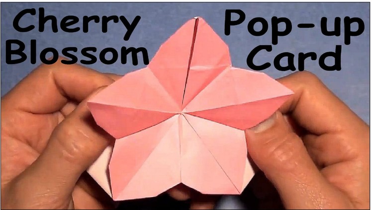Fold Origami Cherry Blossom Pop-Up Card by Jeremy Shafer