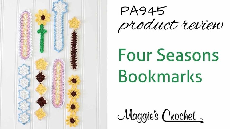 Four Seasons Bookmarks Crochet Pattern Product Review PA945