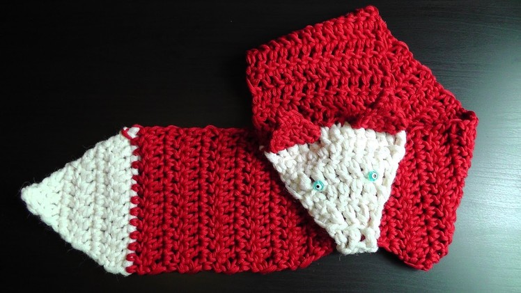 Fox scarf crochet pattern Schachenmayr Boston Sun