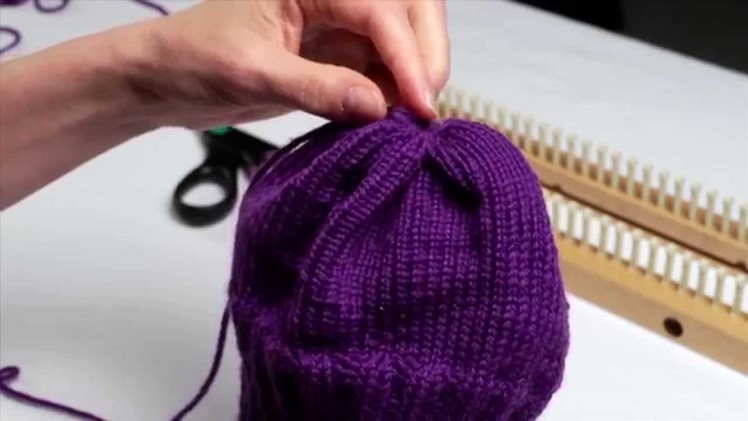 Gather Bind Off for Hats