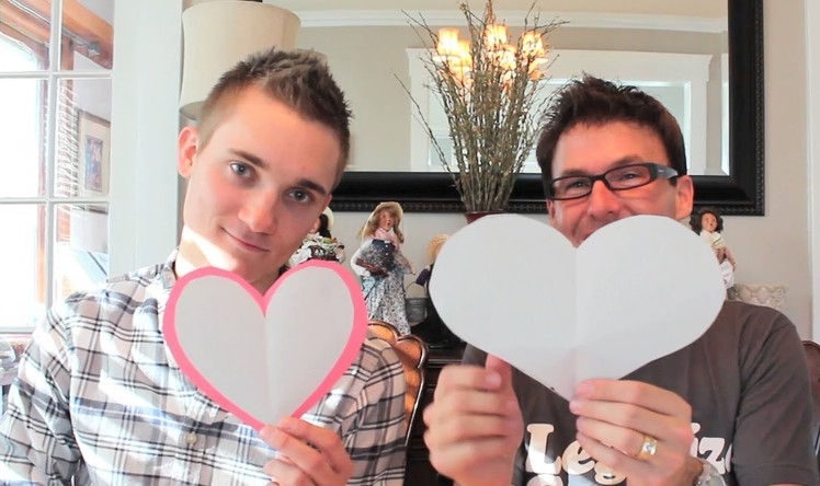 GAY CRAFTING - How To Make a Valentine-ish Card!