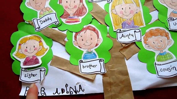 Grade 1 -Social studies - Family tree craft