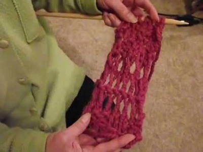 Hatlover67 Knitting Twisted Drop Stitch Video