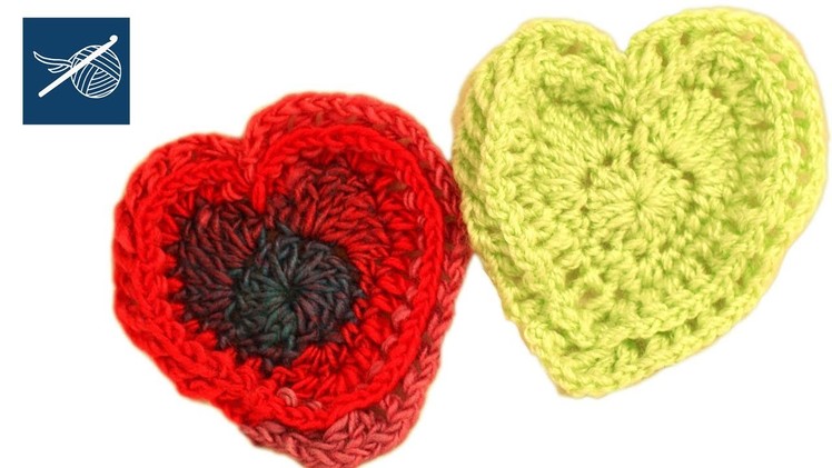 How to Crochet a Heart -  Left Hand Crochet Geek