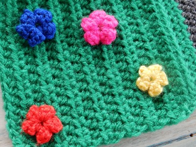 How to Crochet Mini Flowers & Vegetables - CAL Ep5 Part 2 Road Play Mat