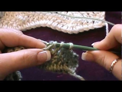 How to Crochet the Chevron Stitch.