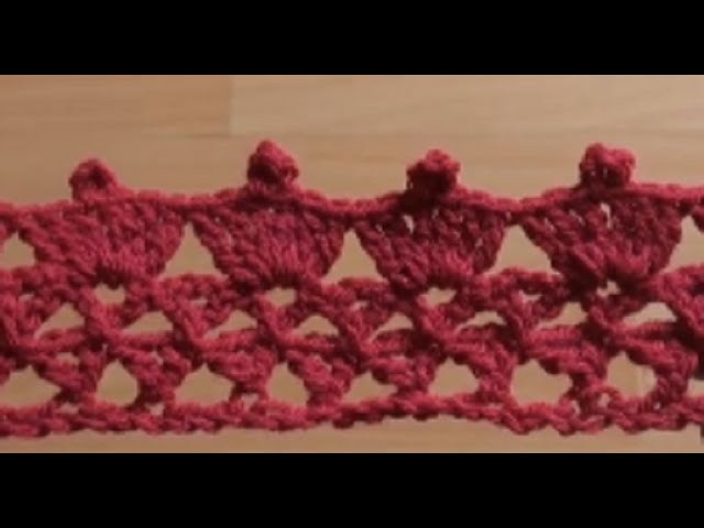 How to Crochet the Edge. Border Stitch P #9 │by ThePatterfamily