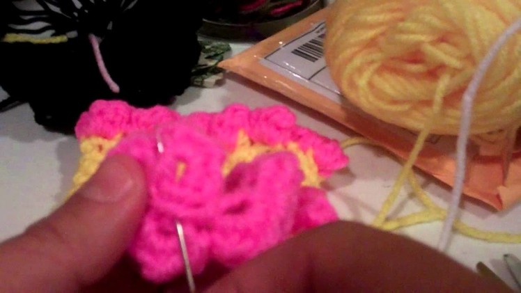 How to crochet toddler girl's boots (tutorial Part 3) "Fresh Off the Hook".