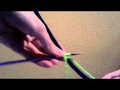 How to Knit an I-cord around a Pipe Cleaner