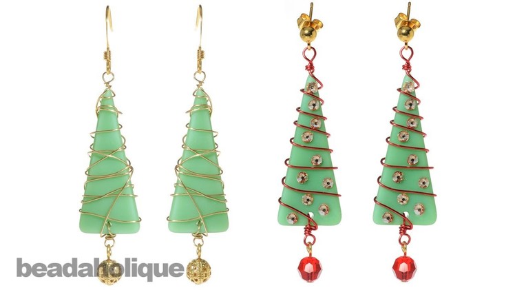 How to Make a Christmas Tree by Wire Wrapping Sea Glass
