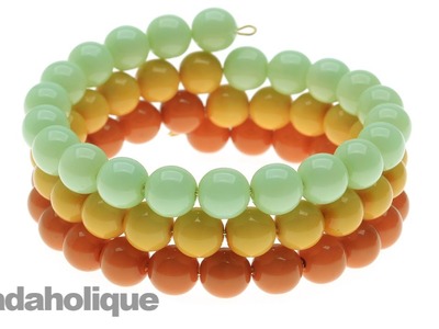 How to Make a Memory Wire Bracelet with Pastella Beads