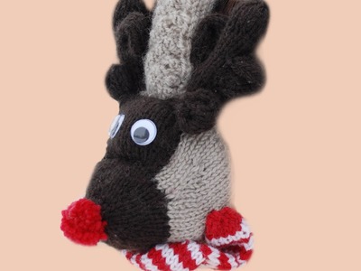 HOW TO MAKE RUDOLPH CHRISTMAS EAR MUFFS - How to assemble my Rudolph Ear Muffs