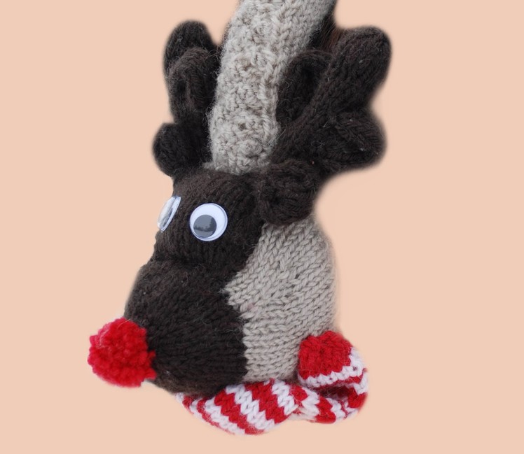 HOW TO MAKE RUDOLPH CHRISTMAS EAR MUFFS - How to assemble my Rudolph Ear Muffs