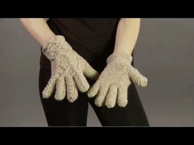 Jared Flood Cabled Gloves, Vogue Knitting Winter 2008.09