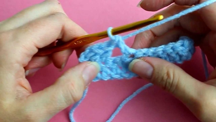 Left Hand Crochet Stitch - Crochet Shell Stitch