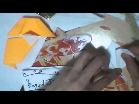 Origami ep 1 : how to make a simple origami dog  gift tag