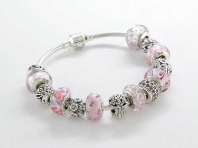 Reflection Beads Rose Garden Bracelet