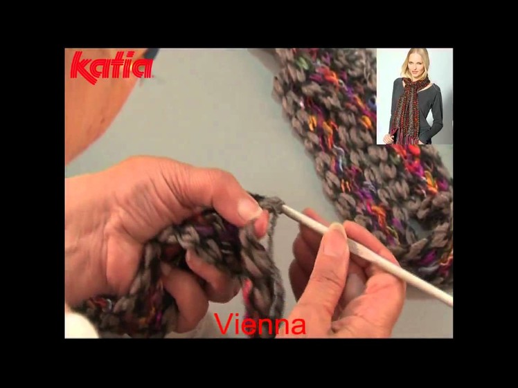 Vienna (Crocheting together using another yarn.Unir a ganchillo con otro hilo)