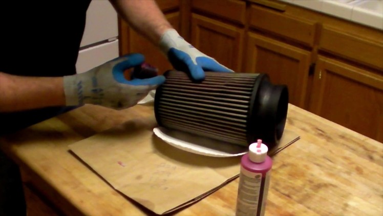 How to clean and oil a K&N. S&B air filter.