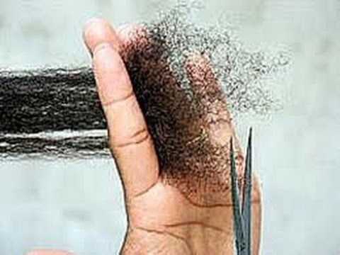 Natural Hair: How I Cut.Trim My Split Ends