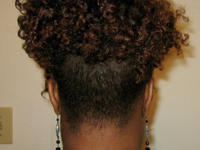 Twist-out Updo