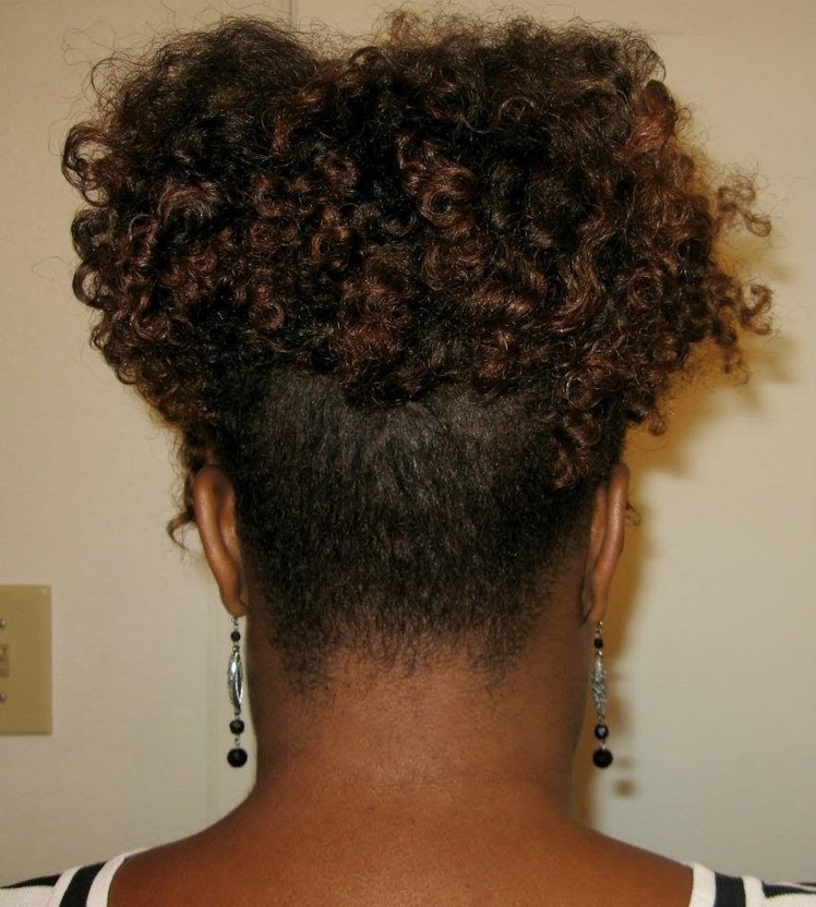 Twist-out Updo