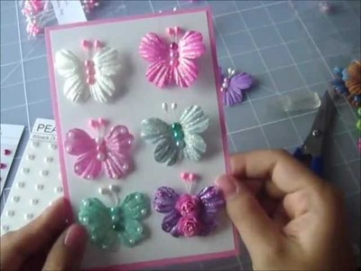 WOC's How to make Jeweled Butterflies- Super Easy Stunningly Gorgeous!