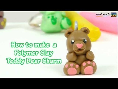 Art Lesson: How to make a Teddy Bear Charm using Polymer Clay