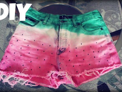DIY♡Watermelon Shorts