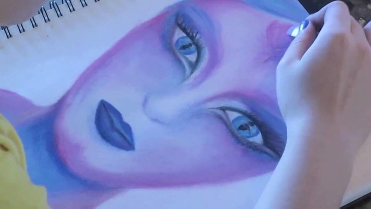 F.[A].B: Katy Perry ET Music Video Drawing- My Inspired Alien Portrait!!!