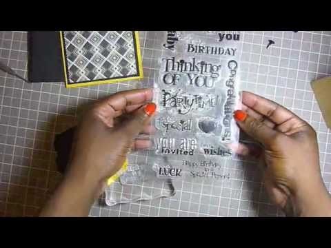 Greeting Card Tutorial: Masculine Birthday Wishes