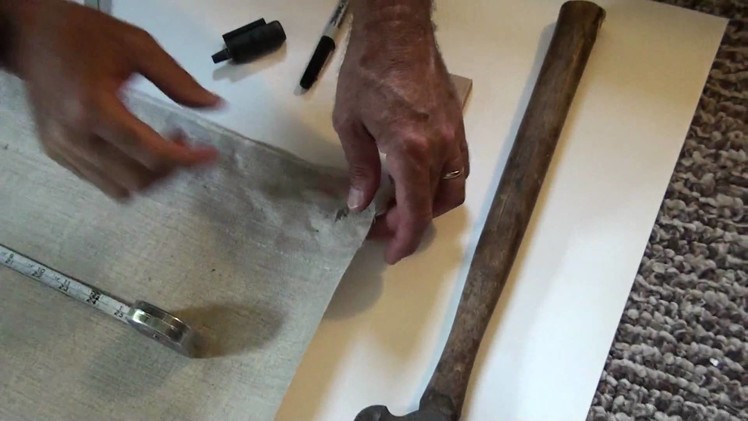How to Install Grommets in Artists Canvas for Hanging Art Installations