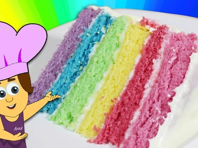 HOW TO MAKE A RAINBOW CAKE