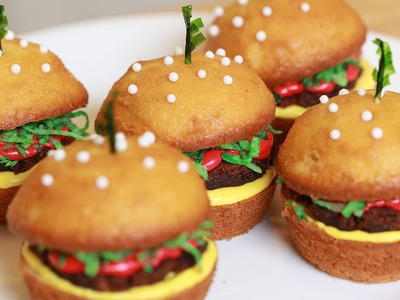 HOW TO MAKE CHEESEBURGER CUPCAKES - NERDY NUMMIES