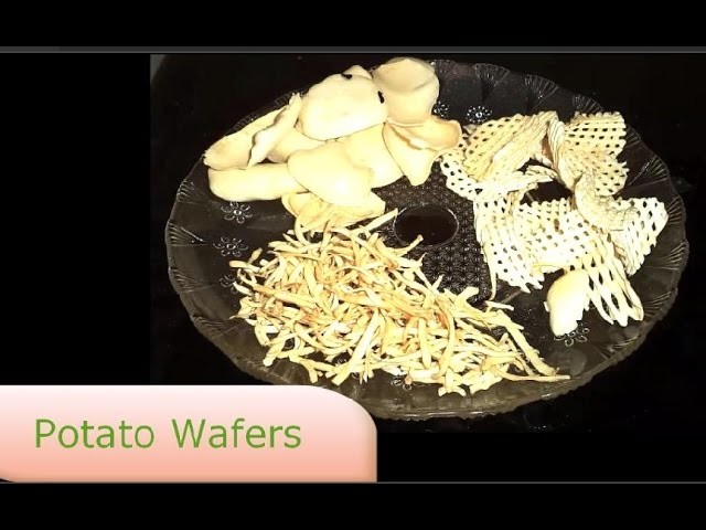 How To Make Potato Wafers At Home | By Indian Vegetarian Recipe