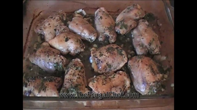 How to Make Super Quick Roasted Chicken Thighs