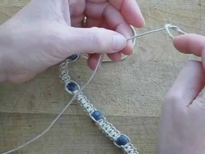 How to tie a Hemp Jewelry Bracelet, Part 2: Sizing and Finishing off, Wrenhouse tutorial