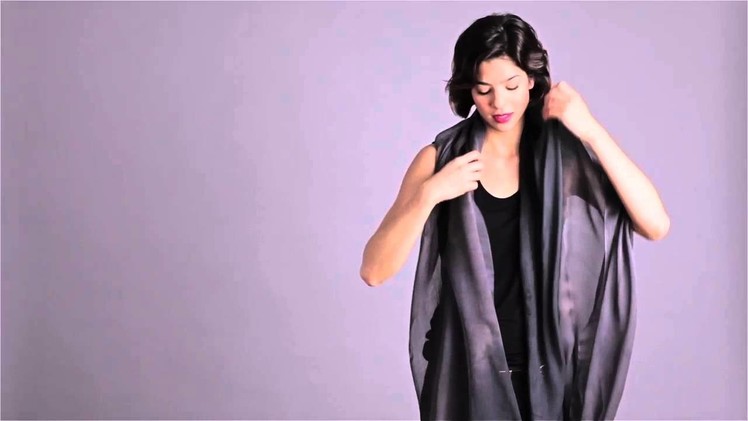 How to Tie a Scarf: EILEEN FISHER Tips -- Fall 2014