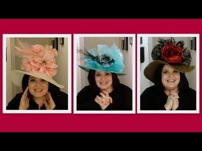 I made Kentucky Derby hats!