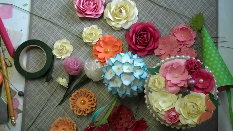 Mother's Day Bouquet paper flower tutorial