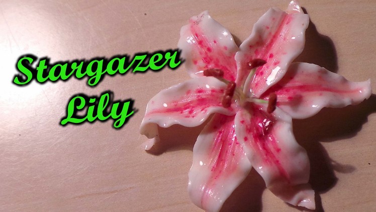 Polymer Clay Flowers; Stargazer Lily Tutorial