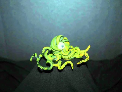 Polymer clay monsters. creatures. figures. Monster Creation