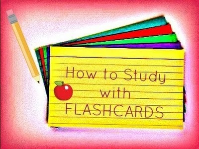 Studying with Flashcards :) - How to Study for Exams & Tests - lx3bellexoxo ♡