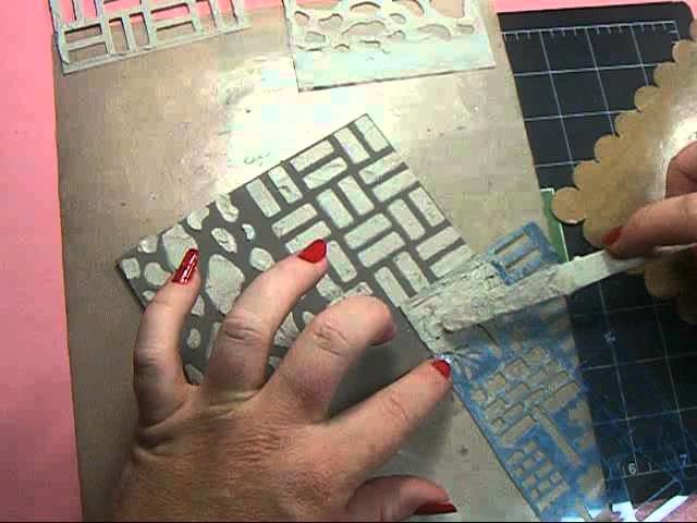 Tutorial - Using Molding Paste with Stencils